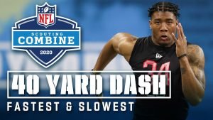 Read more about the article Fastest & Slowest 40-Yard Dashes at the 2020 NFL Scouting Combine