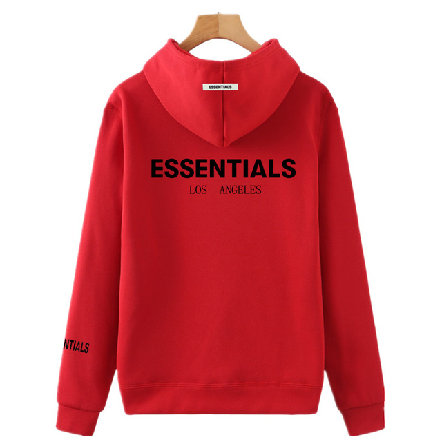 Essentials Los Angeles Hoodie-Red