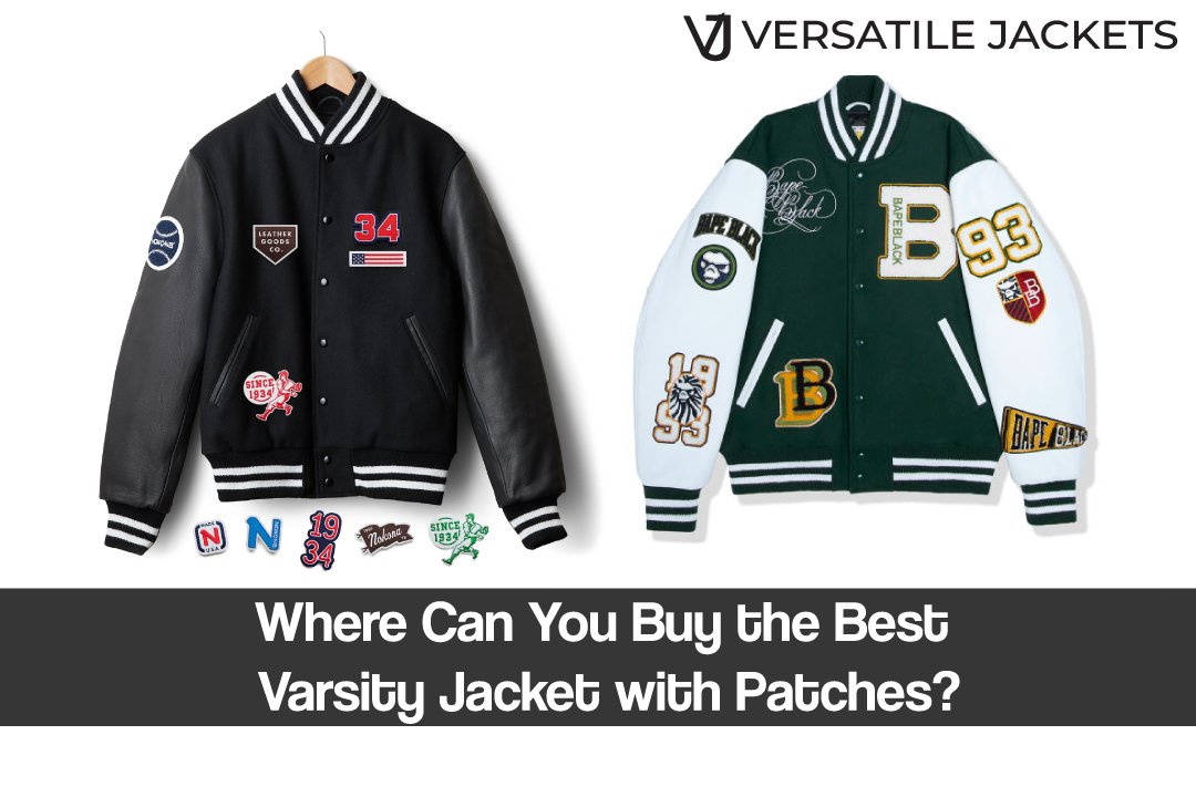 varsity jacket with patches