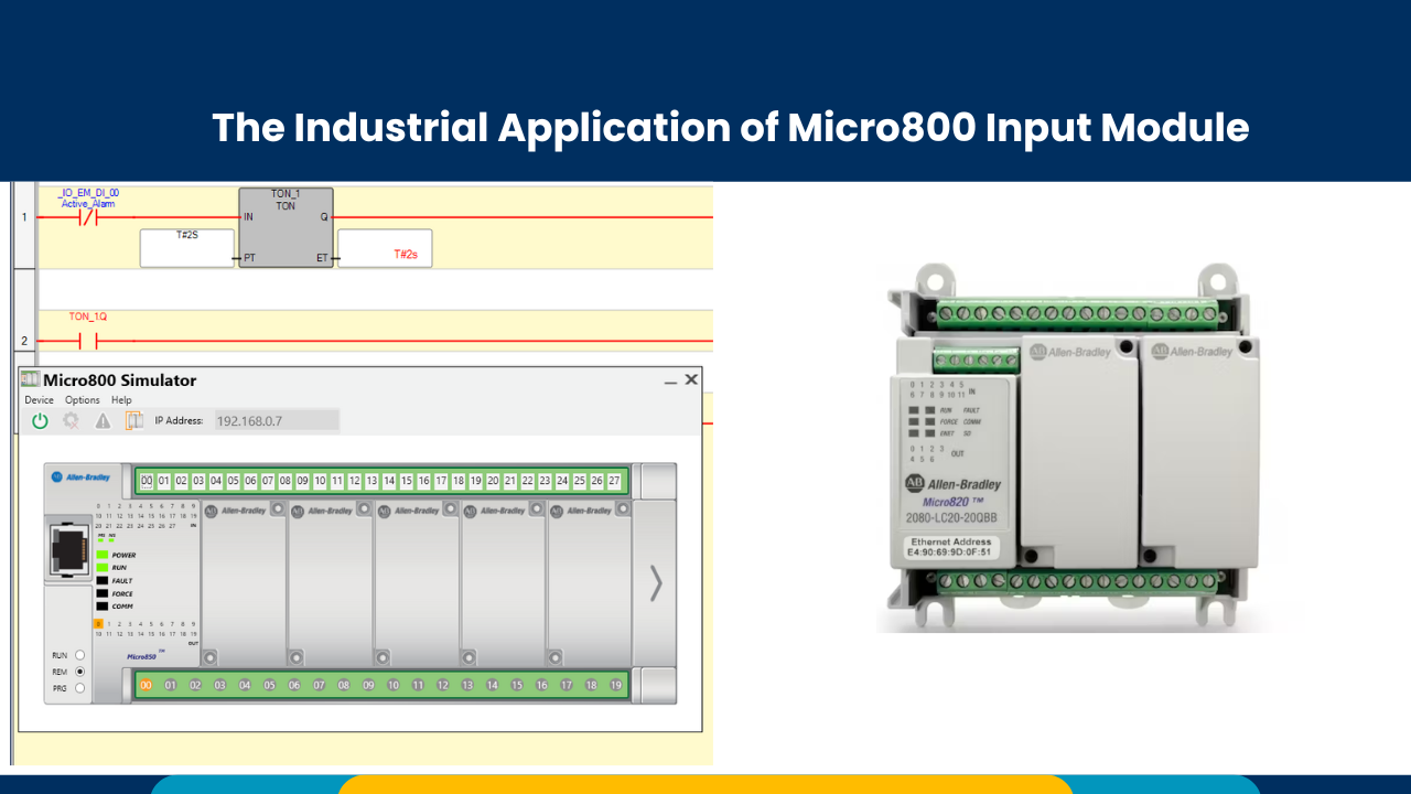 The Industrial Application of Micro800 Input Module