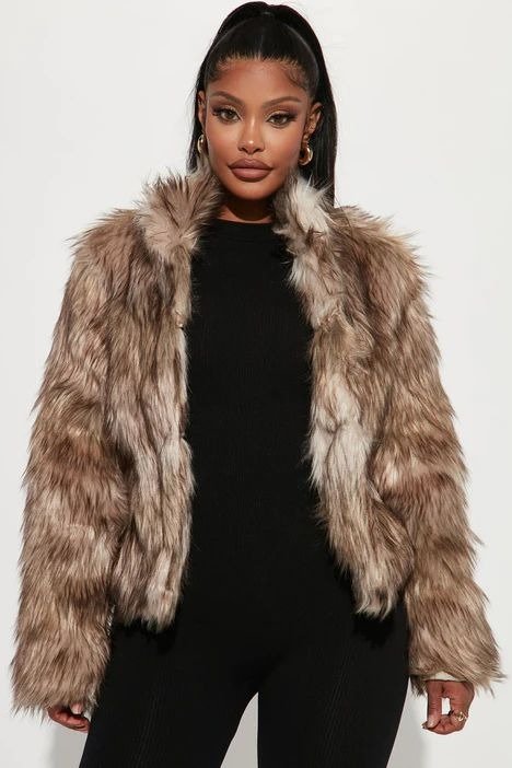 faux fur coat