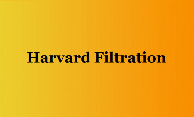 Harvard Filtration